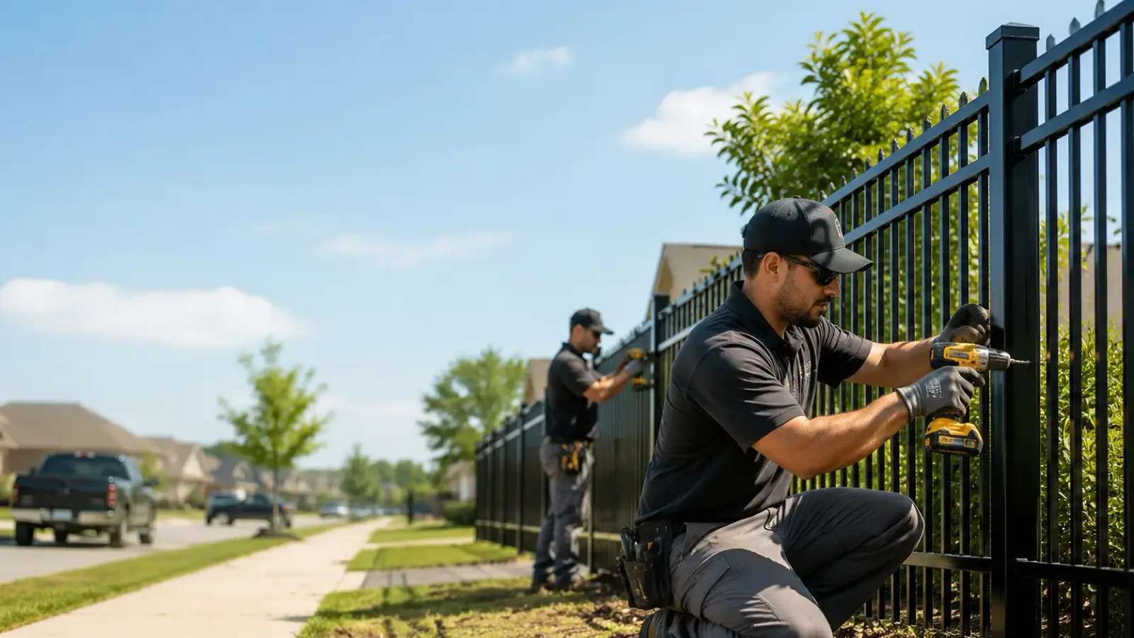 Metal Fence Installation in Ashley, IL